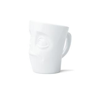 Coffee Mug with Handle, Baffled Face