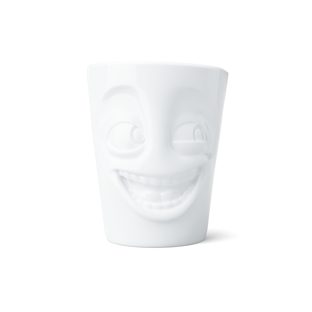 Coffee Mug with Handle, Joking Face