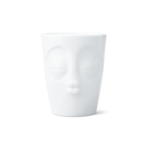 Coffee Mug with Handle, Kissing Face