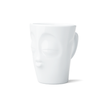 Load image into Gallery viewer, Coffee Mug with Handle, Kissing Face
