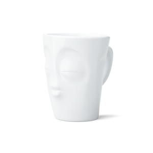 Coffee Mug with Handle, Kissing Face