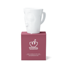 Load image into Gallery viewer, Coffee Mug with Handle, Kissing Face

