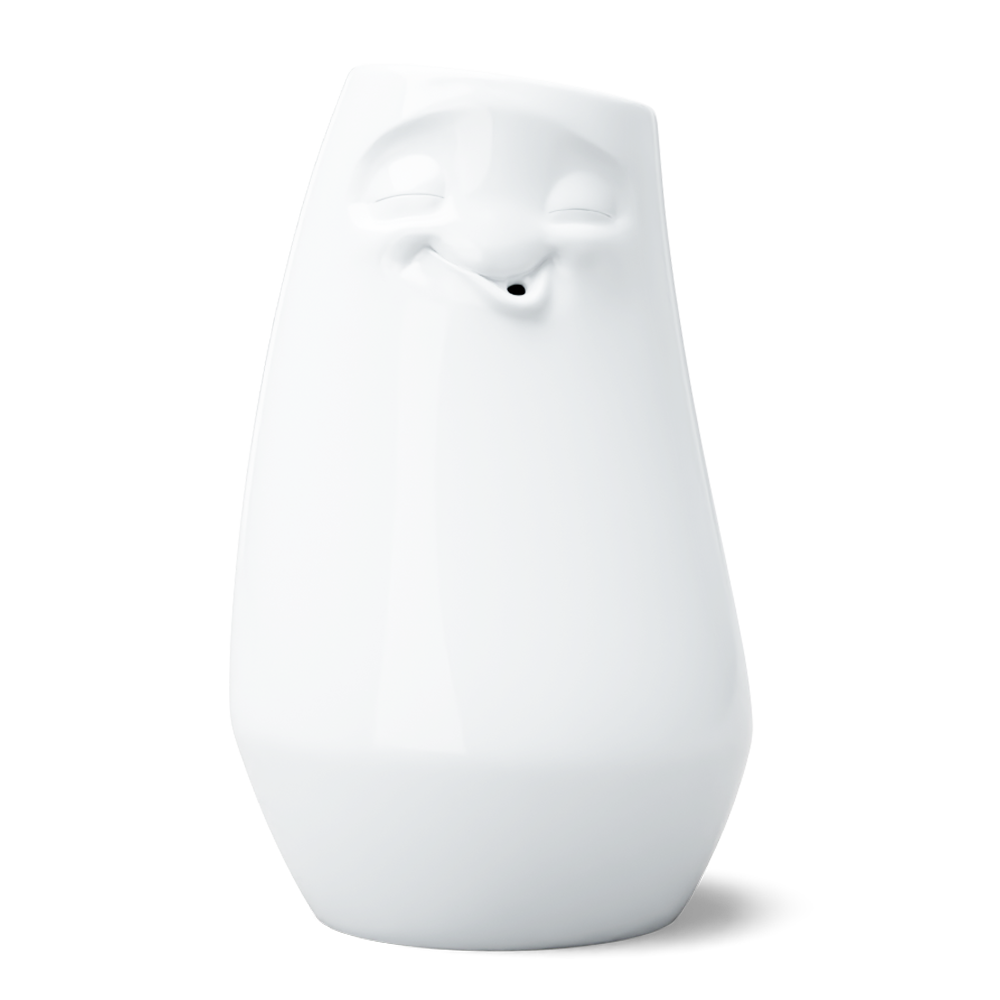Tall Flower Vase, Laid-Back Face