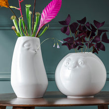 Load image into Gallery viewer, Tall Flower Vase, Laid-Back Face
