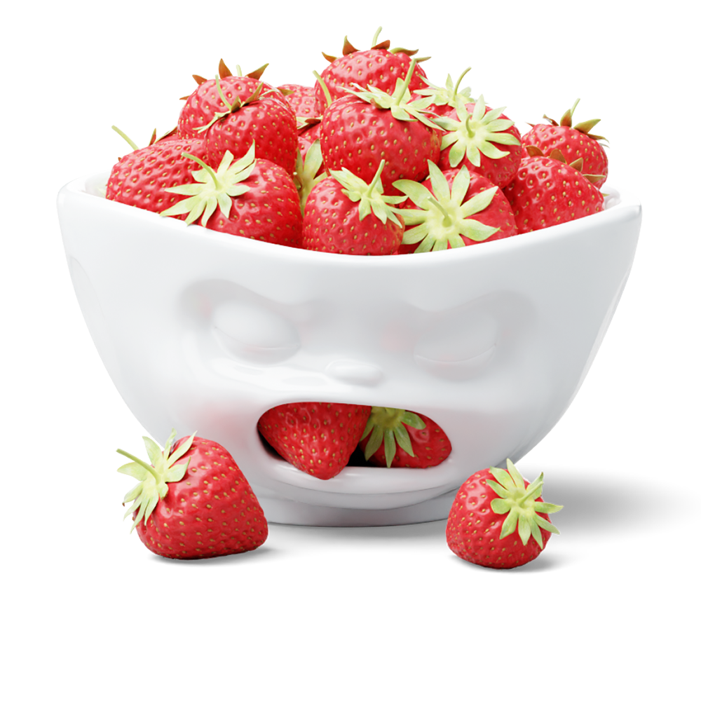 Premium extra large porcelain bowl in white from the porcelain product family of fun dishware by FIFTYEIGHT Products. Offers 33 oz capacity with hole in front for fun effect to serve snacks. Dishwasher and microwave safe bowl featuring a sculpted ‘barfing’ facial expression. Shipped in exclusively designed gift box.