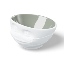 Load image into Gallery viewer, 16 Oz. Bowl, Hopeful Face, White (Stone Color Inside)

