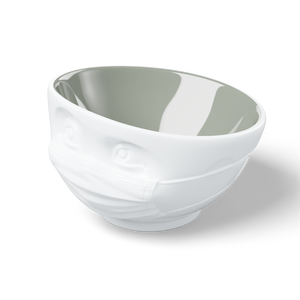 16 Oz. Bowl, Hopeful Face, White (Stone Color Inside)