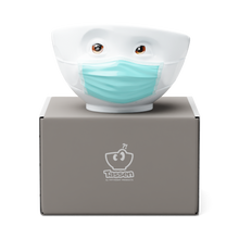 Load image into Gallery viewer, 16 Oz. Bowl, Hopeful Face, LIMITED EDITION with Colorful Eyes and Mask
