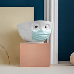 16 Oz. Bowl, Hopeful Face, LIMITED EDITION with Colorful Eyes and Mask