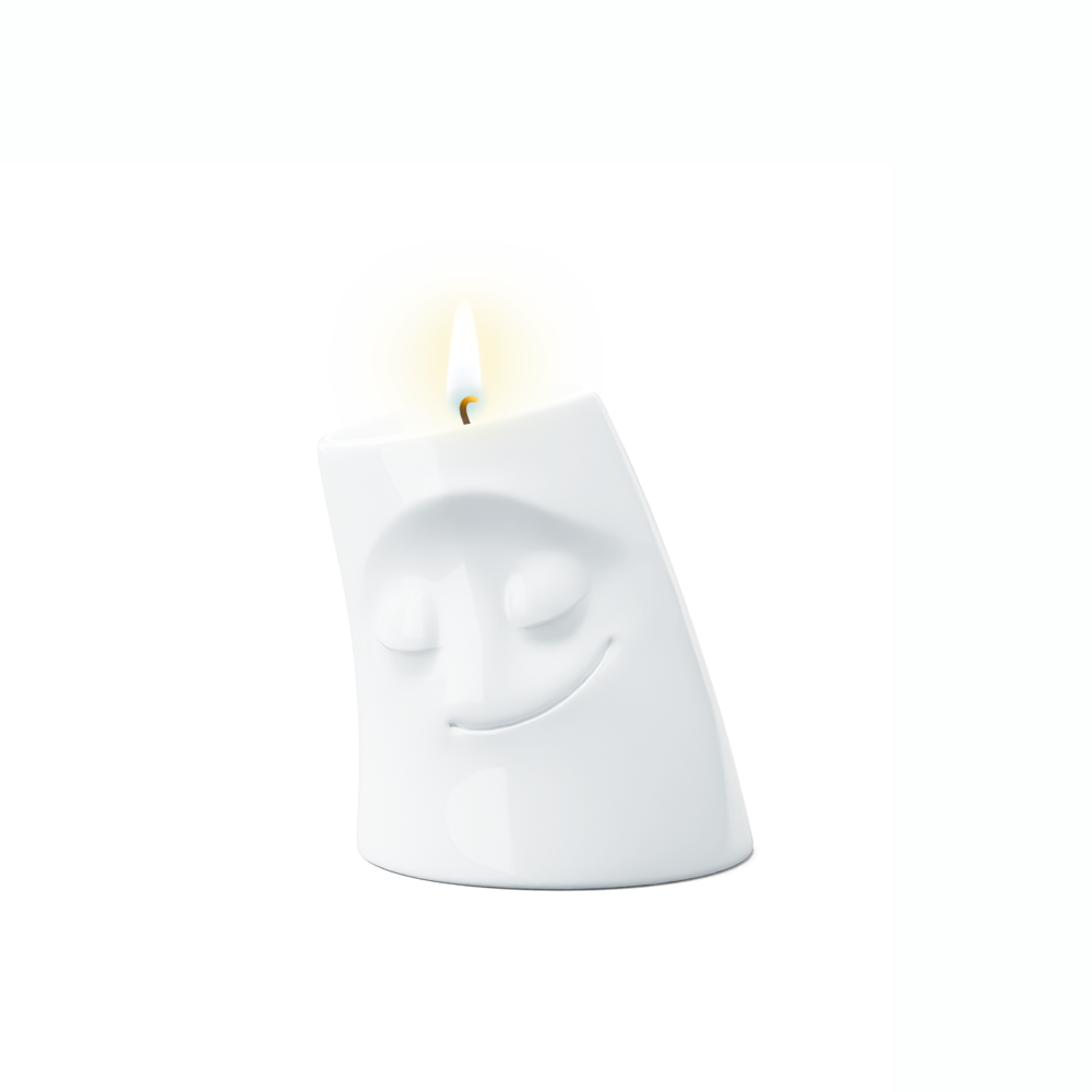 Candle Cuddler, Cozy Face, Small Candleholder