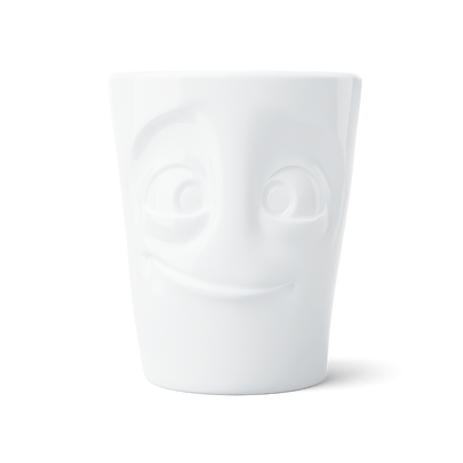XL Coffee Mug with Handle, Ready Face