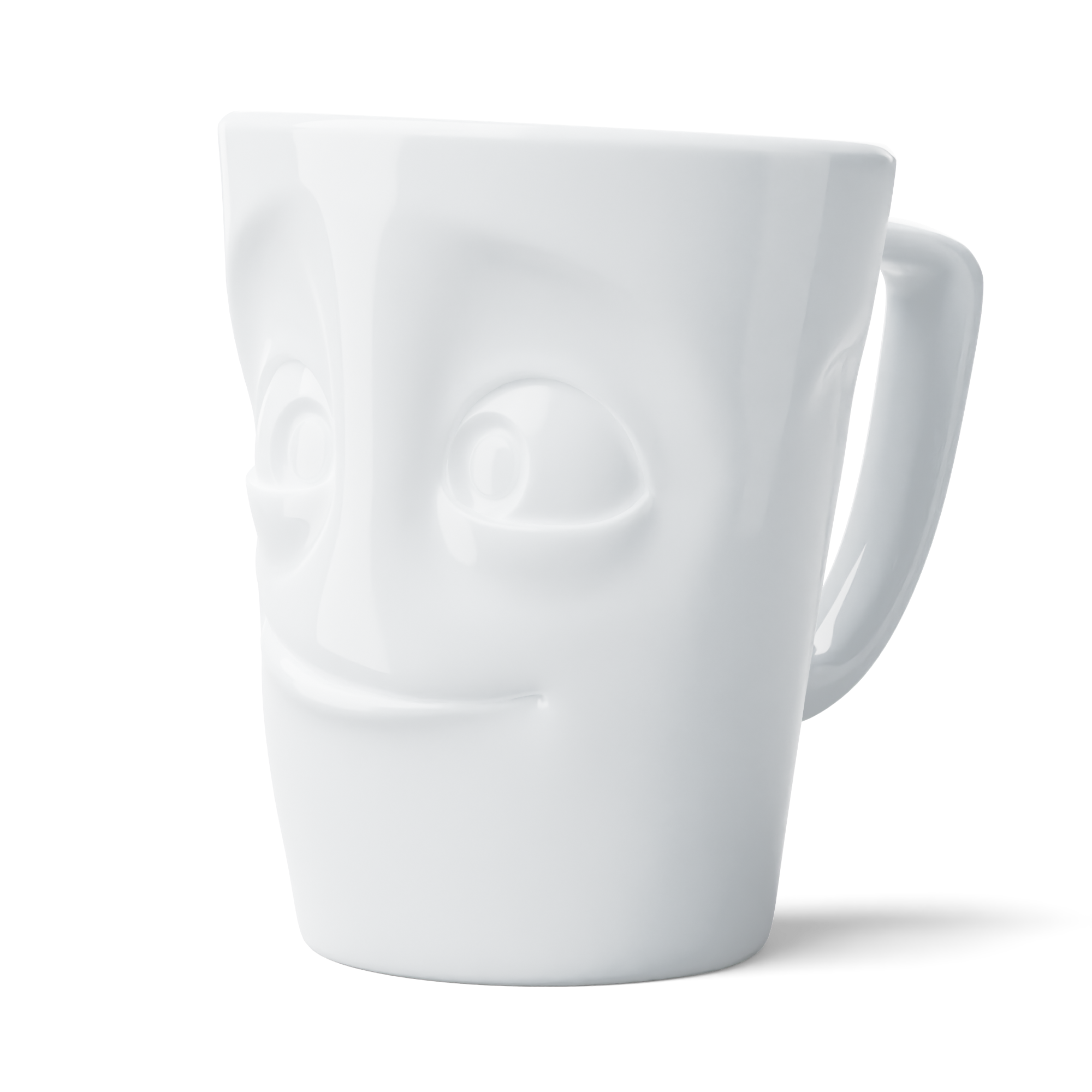 XL Coffee Mug with Handle, Ready Face
