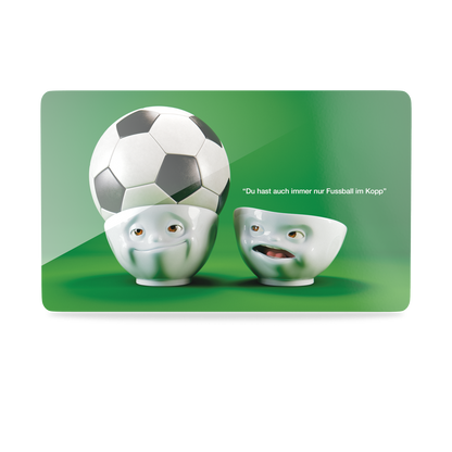 Serve a sandwich on a fun board with cool artwork perfect for soccer fans!

The "Soccer Going Round My Head" design from our series of trusty breakfast boards, perfect for making sandwiches or eating breakfast. &nbsp;

Material: Resopal