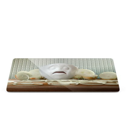 Serve a sandwich on a fun board with the "Bowls Don't Cry" design from the series of trusty breakfast boards, perfect for making sandwiches or eating breakfast. Crafted in Germany from resopal.
