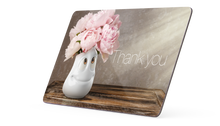 Load image into Gallery viewer, Serve a sandwich on a fun board with the &quot;Thank You&quot; design from the TASSEN series of trusty breakfast boards, perfect for making sandwiches or eating breakfast. Crafted in Germany from resopal.
