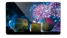Load image into Gallery viewer, Serve a sandwich on a fun board with the &quot;Big Bang&quot; design from the TASSEN series of trusty breakfast boards, perfect for making sandwiches or eating breakfast. Crafted in Germany from resopal.
