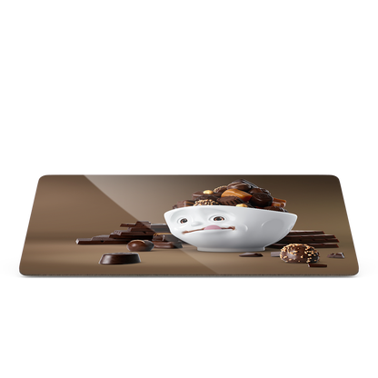 Serve a sandwich on a fun board with the "Sweet Choco" design from the series of trusty breakfast boards, perfect for making sandwiches or eating breakfast. Crafted in Germany from resopal.