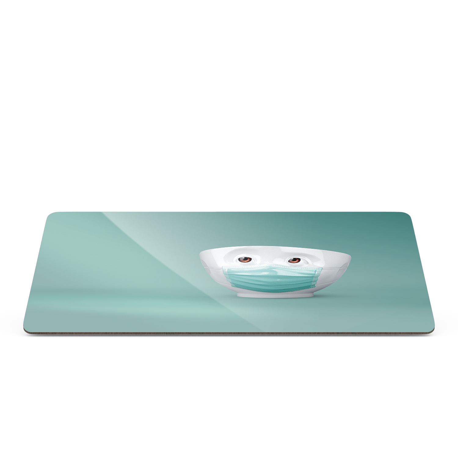 Serve a sandwich on a fun board with the "Hopeful" design from the series of trusty breakfast boards, perfect for making sandwiches or eating breakfast. Crafted in Germany from resopal.
