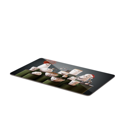 Serve a sandwich on a fun board with the "Tassen Gathering" design from the series of trusty breakfast boards, perfect for making sandwiches or eating breakfast. Crafted in Germany from resopal.