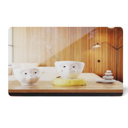 Serve a sandwich on a fun board with the "Zen" design from the series of trusty breakfast boards, perfect for making sandwiches or eating breakfast. Crafted in Germany from resopal.