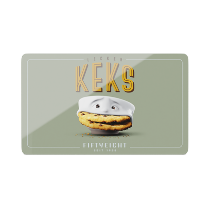 Serve a sandwich on a fun board with the "Tasty Cookie" design from the series of trusty breakfast boards, perfect for making sandwiches or eating breakfast. Crafted in Germany from resopal.