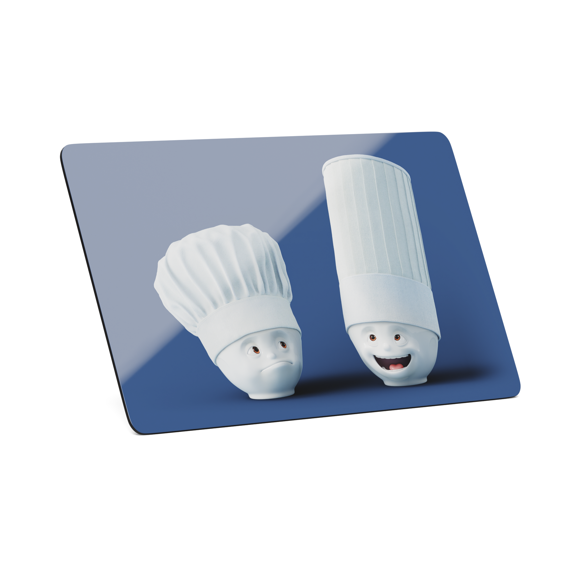 Serve a sandwich on a fun board with the "Chefs Delight" design from the series of trusty breakfast boards, perfect for making sandwiches or eating breakfast. Crafted in Germany from resopal.