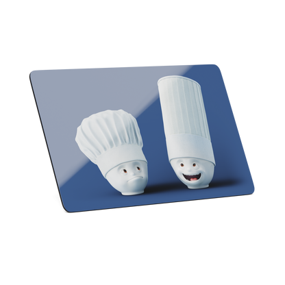 Serve a sandwich on a fun board with the "Chefs Delight" design from the series of trusty breakfast boards, perfect for making sandwiches or eating breakfast. Crafted in Germany from resopal.