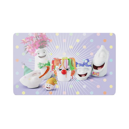 Serve a sandwich on a fun board with the "Happy Happy" design from the series of trusty breakfast boards, perfect for making sandwiches or eating breakfast. Crafted in Germany from resopal.

