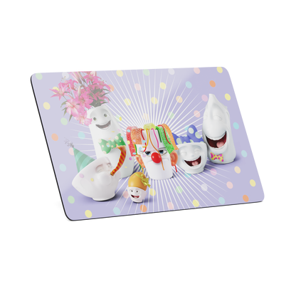 Serve a sandwich on a fun board with the "Happy Happy" design from the series of trusty breakfast boards, perfect for making sandwiches or eating breakfast. Crafted in Germany from resopal.
