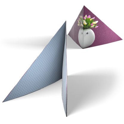 Pack of 20 disposable paper napkins in transparent packaging. Colorful paper napkins featuring zany character artwork in "Bouquet Gourmet" design. 12 by 12 inches in size and Made in Germany according to environmental standards.