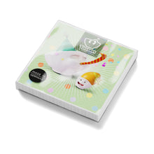 Load image into Gallery viewer, Check out our printed paper napkins with cool graphic designs from the TASSEN product family. Our festive napkins are 9.6 x 9.6 inches in size and come in packs of 20. This one features the cool &quot;Happy Happy&quot; design starring some our most popular TASSEN porcelain products in lilac.
