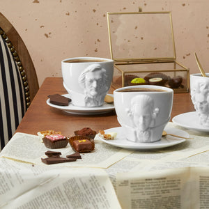 Coffee Cup with Saucer, Wagner Face, TALENT Collection