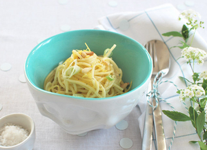 16 ounce capacity porcelain bowl in white with jade color on the inside featuring a sculpted ‘happy’ facial expression. From the TASSEN product family of fun dishware by FIFTYEIGHT Products. Quality bowl perfect for serving cereal, soup, snacks and much more.