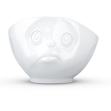 Load image into Gallery viewer, 16 ounce capacity porcelain bowl featuring a sculpted ‘sulking’ facial expression. From the TASSEN product family of fun dishware by FIFTYEIGHT Products. Quality bowl perfect for serving cereal, soup, snacks and much more.
