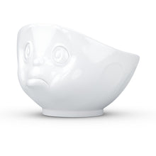 Load image into Gallery viewer, 16 ounce capacity porcelain bowl featuring a sculpted ‘sulking’ facial expression. From the TASSEN product family of fun dishware by FIFTYEIGHT Products. Quality bowl perfect for serving cereal, soup, snacks and much more.
