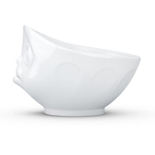 Load image into Gallery viewer, 16 ounce capacity porcelain bowl featuring a sculpted ‘sulking’ facial expression. From the TASSEN product family of fun dishware by FIFTYEIGHT Products. Quality bowl perfect for serving cereal, soup, snacks and much more.
