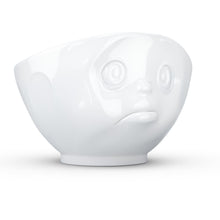 Load image into Gallery viewer, 16 ounce capacity porcelain bowl featuring a sculpted ‘sulking’ facial expression. From the TASSEN product family of fun dishware by FIFTYEIGHT Products. Quality bowl perfect for serving cereal, soup, snacks and much more.
