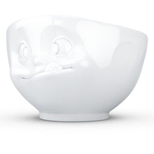 Load image into Gallery viewer, 16 ounce capacity porcelain bowl featuring a sculpted ‘tasty’ facial expression. From the TASSEN product family of fun dishware by FIFTYEIGHT Products. Quality bowl perfect for serving cereal, soup, snacks and much more.
