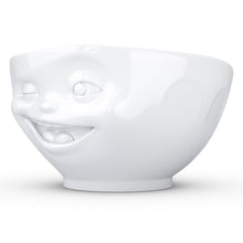 Load image into Gallery viewer, 16 ounce capacity porcelain bowl featuring a sculpted ‘dreamy’ facial expression. From the TASSEN product family of fun dishware by FIFTYEIGHT Products. Quality bowl perfect for serving cereal, soup, snacks and much more.
