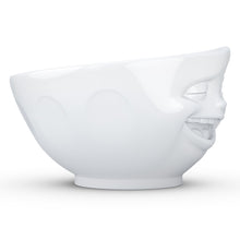 Load image into Gallery viewer, 16 ounce capacity porcelain bowl featuring a sculpted ‘dreamy’ facial expression. From the TASSEN product family of fun dishware by FIFTYEIGHT Products. Quality bowl perfect for serving cereal, soup, snacks and much more.
