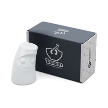 Load image into Gallery viewer, The seasoning cuddler is 2.9 inches tall with a 1.7 inch diameter. Our Seasoning Cuddler CUDDLY is for salt, and our Seasoning Cuddler COZY is for pepper. Made in Germany according to environmental and social guidelines.
