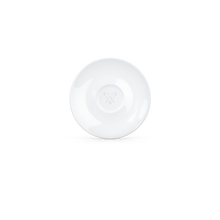 Load image into Gallery viewer, Premium porcelain saucer for espresso cups in white from the TASSEN product family of fun dishware by FIFTYEIGHT Products. Replacement saucer for our Espresso Cups. 
