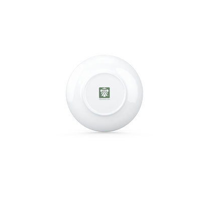 Premium porcelain saucer for espresso cups in white from the TASSEN product family of fun dishware by FIFTYEIGHT Products. Replacement saucer for our Espresso Cups. 