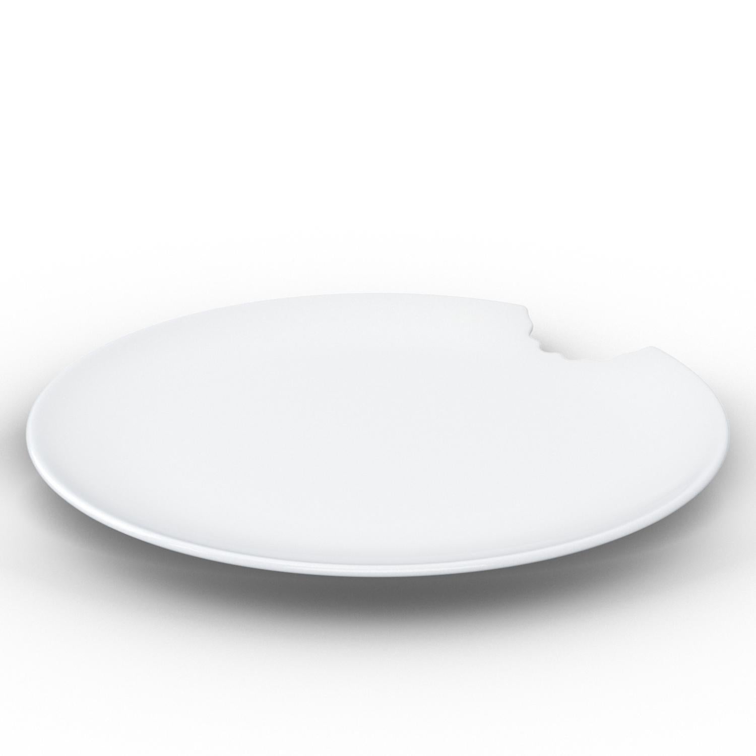 TASSEN Porcelain Dessert Plates w. Bite Mark, 7.8 Inch, White(Set of 2) –  FIFTYEIGHT Products