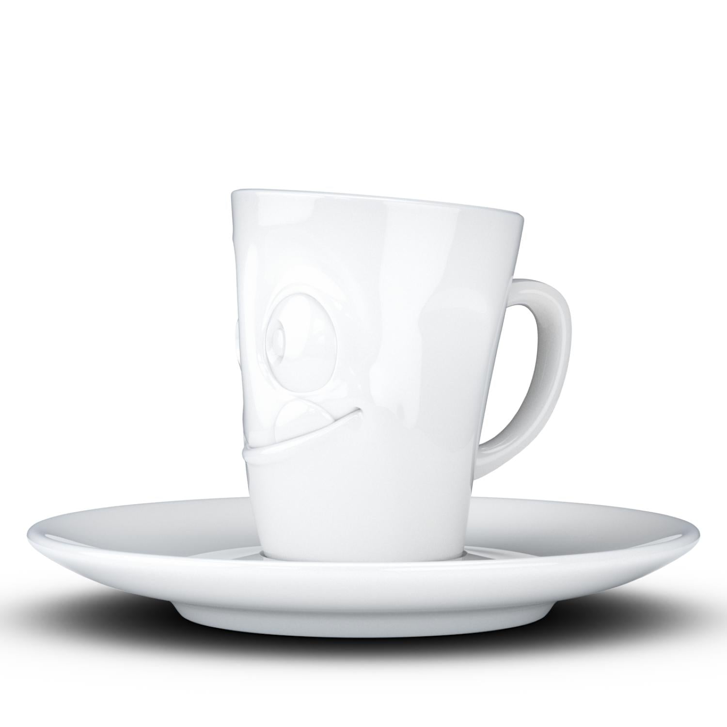 Espresso Cup with Saucer, Tasty Face – FIFTYEIGHT Products