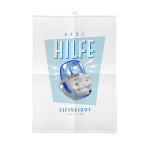 New Dish Towel Dish Washing Aid featuring the popular TASSEN bowl design with the cheeky pink tongue. Crafted from 100% Organically grown cotton. Ethically produced and Printed in Germany. Includes PaperCraft surprise!