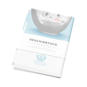 New Dish Towel TASTY featuring the popular TASSEN bowl design with the cheeky pink tongue. Crafted from 100% Organically grown cotton. Ethically produced and Printed in Germany. Includes PaperCraft surprise!