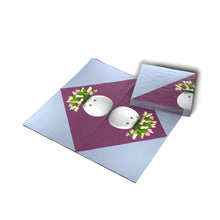 Load image into Gallery viewer, Pack of 20 disposable paper napkins in transparent packaging. Colorful paper napkins featuring zany TASSEN artwork in &quot;Bouquet Gourmet&quot; design. 12 by 12 inches in size and Made in Germany according to environmental standards.
