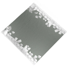 Load image into Gallery viewer, Pack of 16 disposable paper napkins in transparent packaging. Colorful paper napkins featuring zany TASSEN artwork in &quot;Full Bloom Festoon&quot; design. 12 by 12 inches in size and Made in Germany according to environmental standards.

