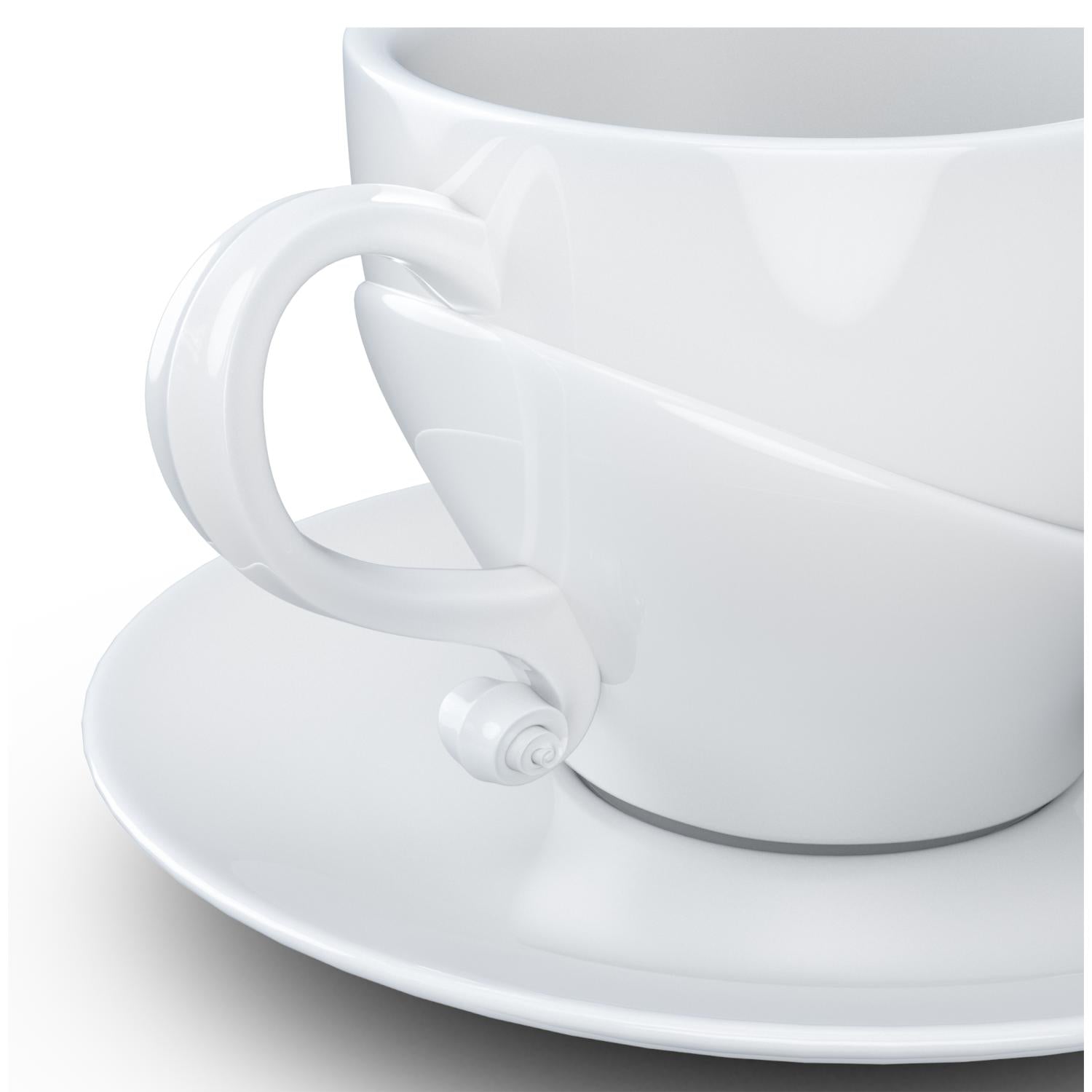 Restaurant Coffee Mugs-8 oz Princess Coffee Mug European White ITI RM-P-EW